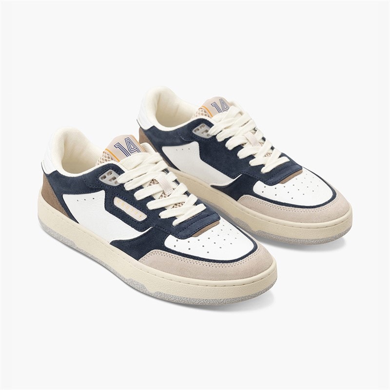 Cruyff Mens Volteria Trainers Navy/White - Image 4