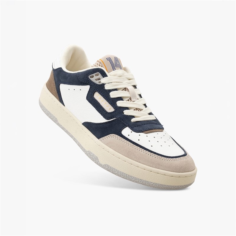 Cruyff Mens Volteria Trainers Navy/White - Image 5