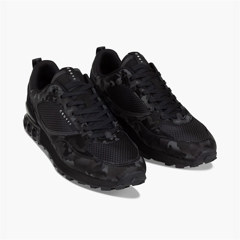Cruyff Mens Snyper Trainers Black - Image 4