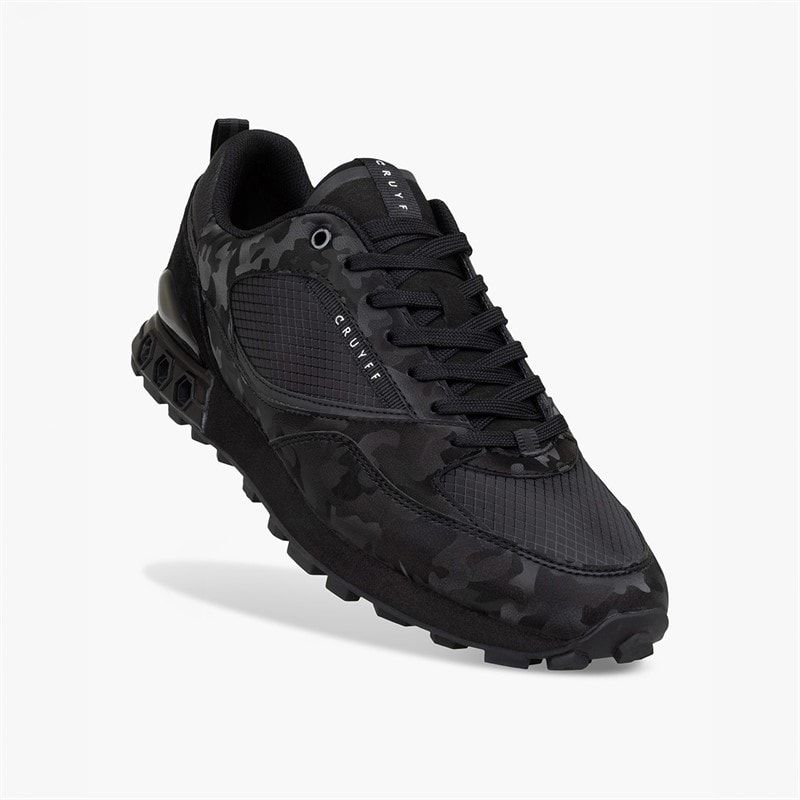 Cruyff Mens Snyper Trainers Black - Image 5