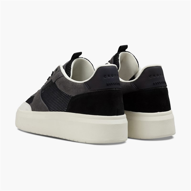 Cruyff Mens Terra Court Trainers Grey/White - Image 3