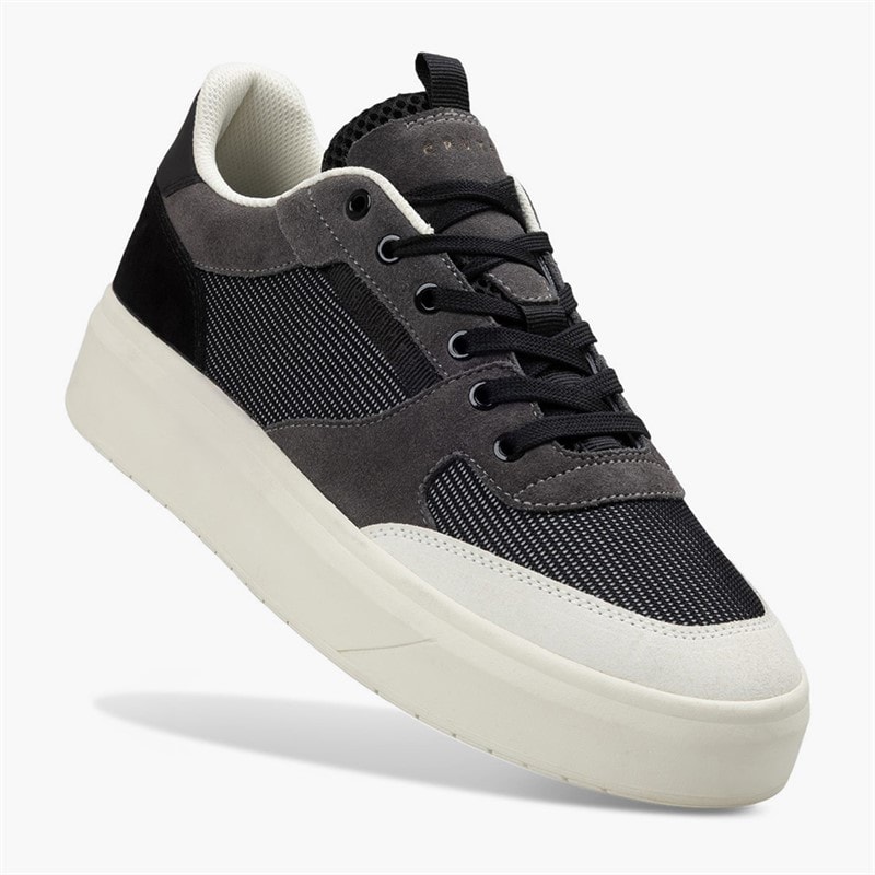 Cruyff Mens Terra Court Trainers Grey/White - Image 5