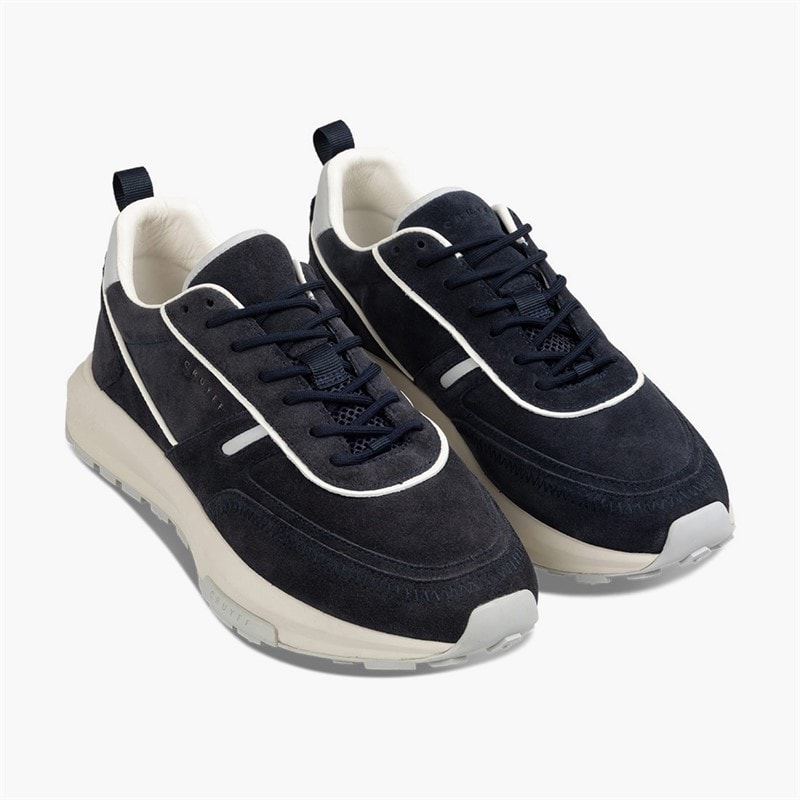 Cruyff Mens Ambruzzia Lux Trainers Navy - Image 4