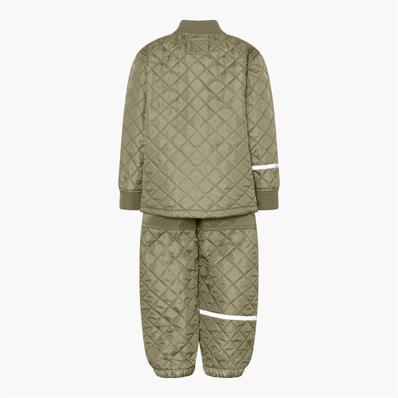 Celavi Kids Celavie Solid Basic Thermal Set Khaki - Image 2