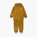 Celavi Kids Celavie Solid PU Basic Rainwear Set Buckthorn Brown
