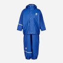 Celavi Kids Solid PU Basic Rainwear Set Ocean Blue Oceanblue