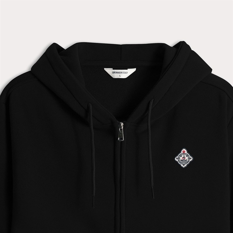 Copenhagen Legacy Zip Hoodie Black - Image 4