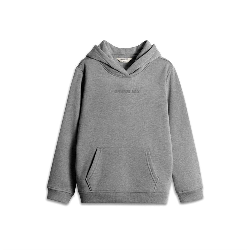 Copenhagen Legacy Kids Hoodie Grey Melange
