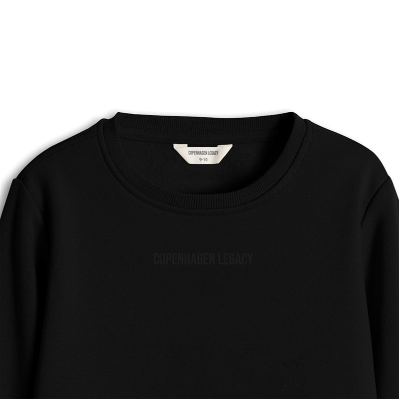 Copenhagen Legacy Kids Sweatshirt Black - Image 3