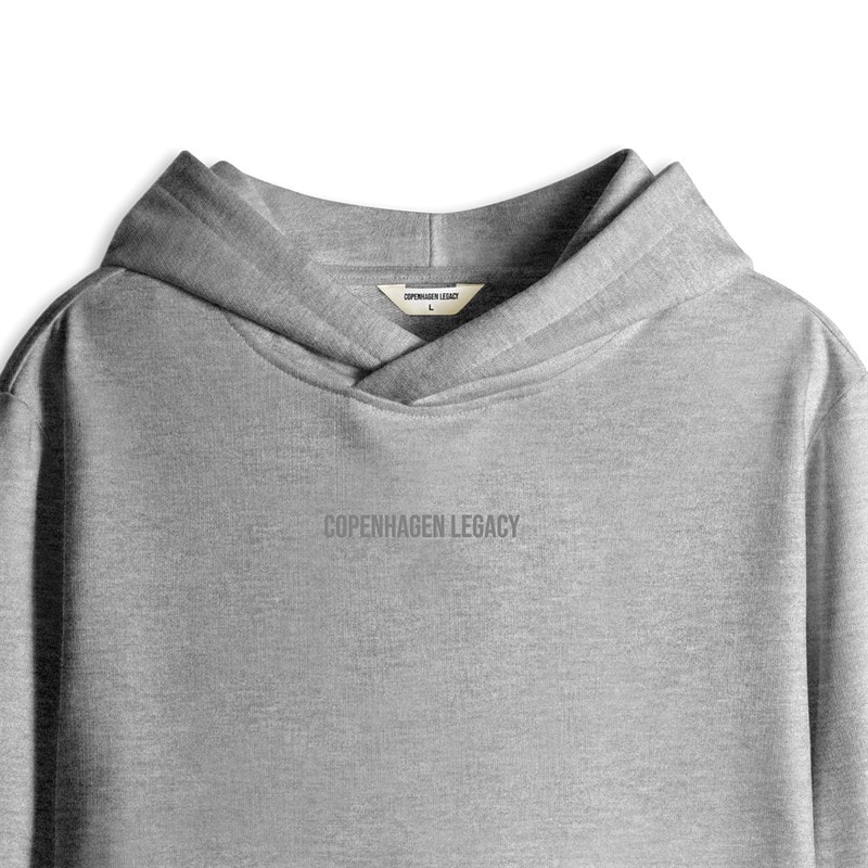 Copenhagen Legacy Hoodie Grey Melange - Image 3