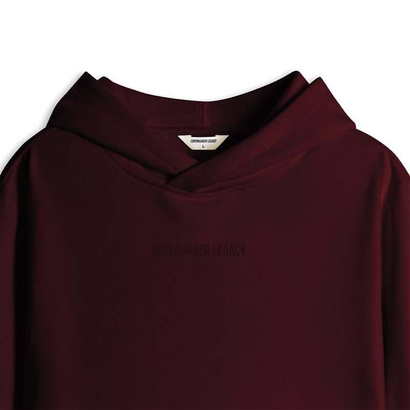Copenhagen Legacy Hoodie Bordeaux - Image 3