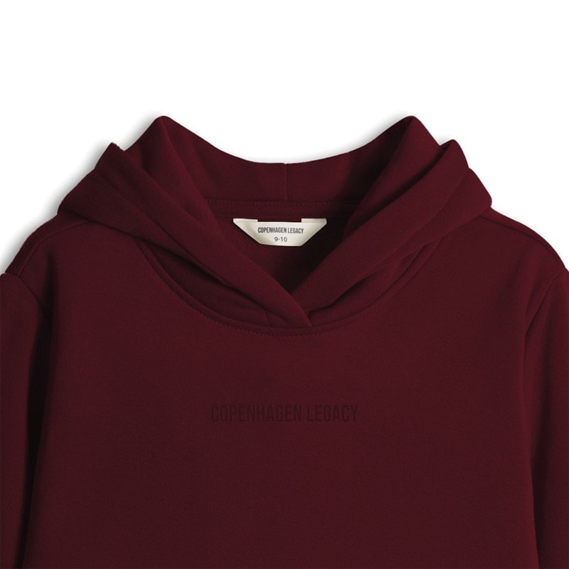 Copenhagen Legacy Kids Hoodie Bordeaux - Image 3