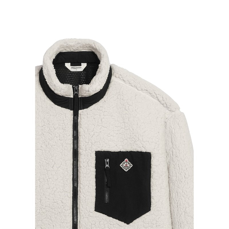 Copenhagen Legacy Mens Zip Fleece Beige - Image 3