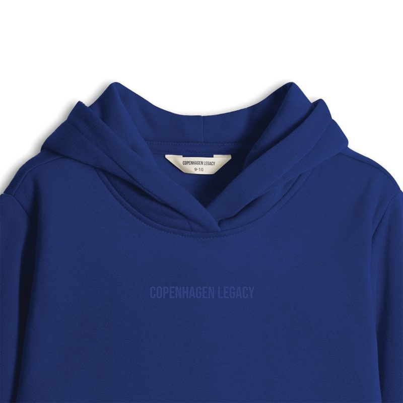 Copenhagen Legacy Kids Hoodie Cobalt Blue - Image 3