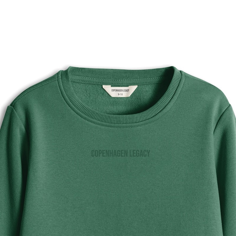 Copenhagen Legacy Kids Sweatshirt Green - Image 3