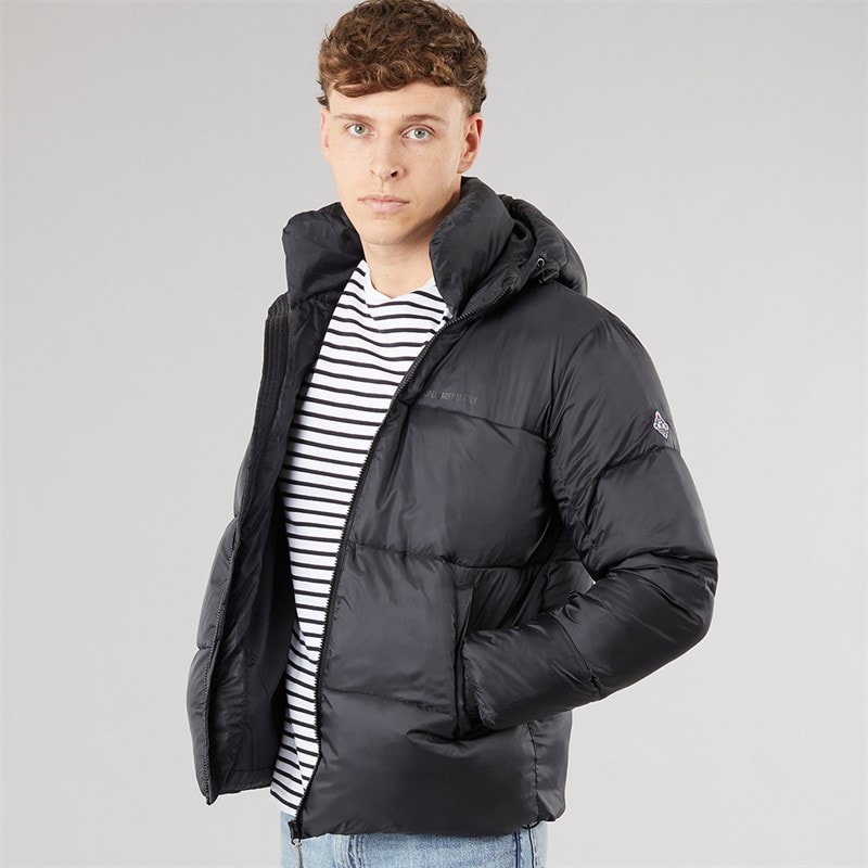 Copenhagen Legacy Mens Hooded Jacket Black