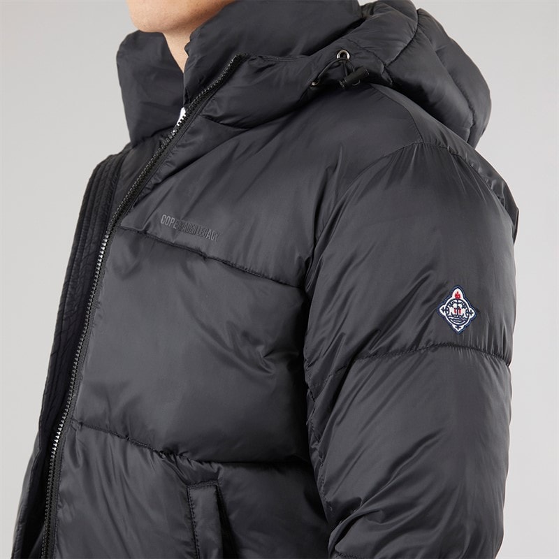 Copenhagen Legacy Mens Hooded Jacket Black - Image 5