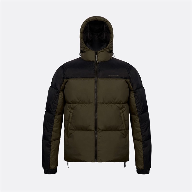 Copenhagen Legacy Mens Hooded Jacket Army/Black