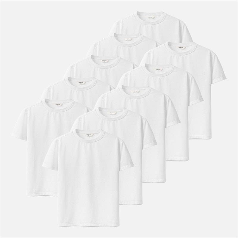 Copenhagen Legacy Mens Copehagen Legacy Ten Pack T-Shirts White