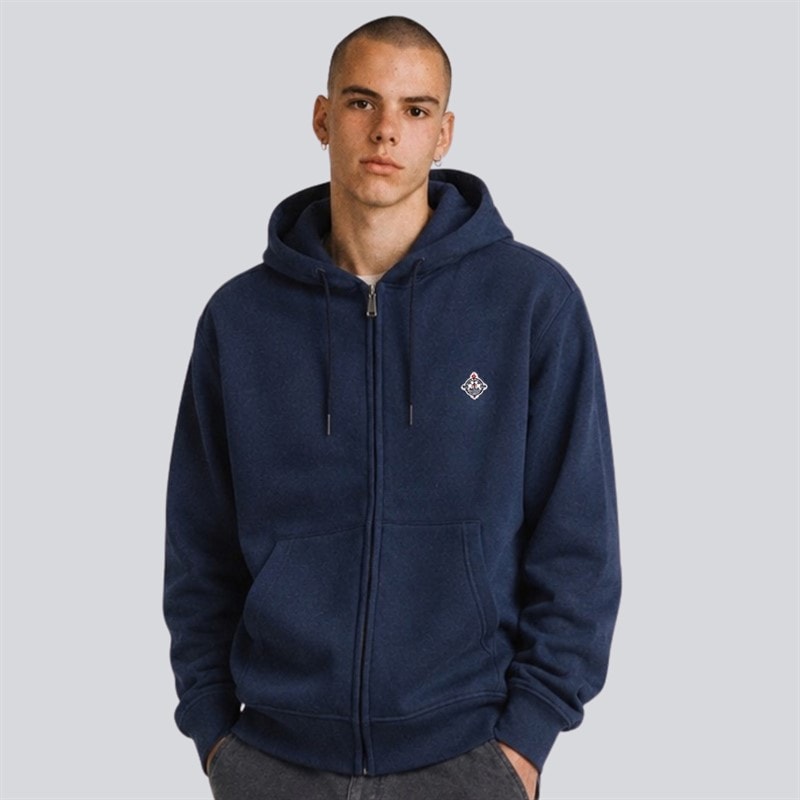 Copenhagen Legacy Mens Zip Hoodie Navy - Image 1
