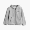 Copenhagen Legacy Boys Zip Hoodie Grey Melange