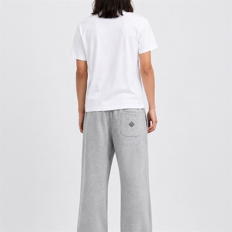 Copenhagen Legacy Mens Straight Leg Joggers Grey Melange - Image 2