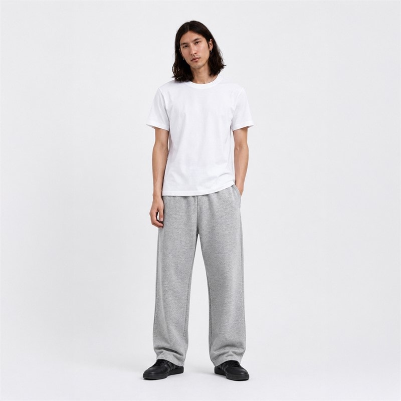 Copenhagen Legacy Mens Straight Leg Joggers Grey Melange - Image 4