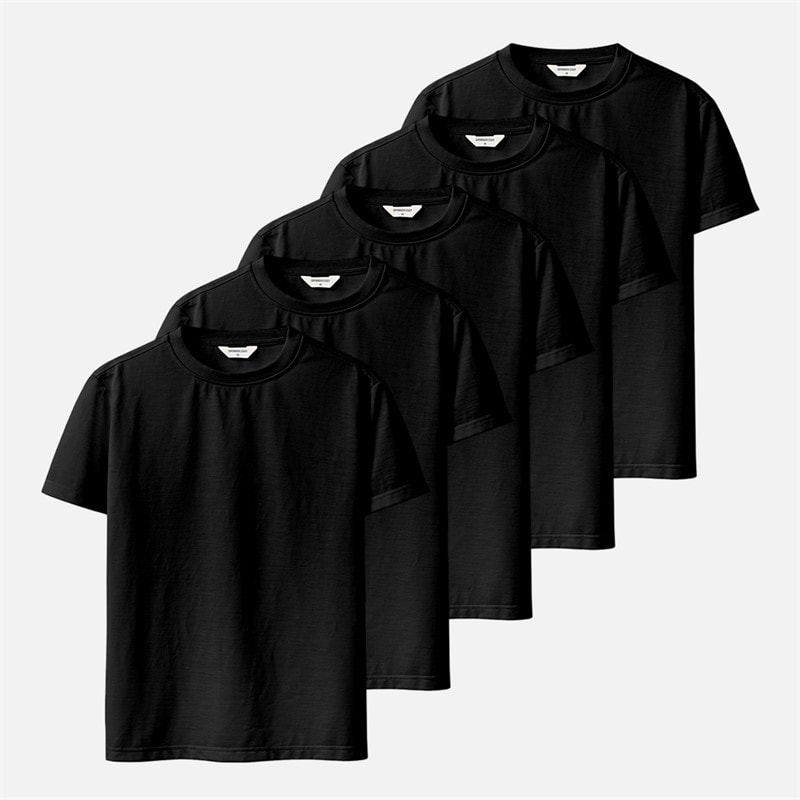 Copenhagen Legacy Five Pack T-Shirts Black - Image 1