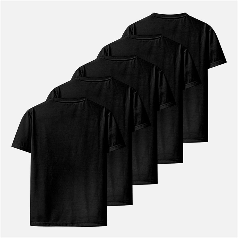Copenhagen Legacy Five Pack T-Shirts Black - Image 2