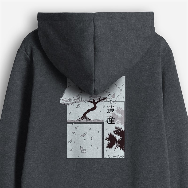 Copenhagen Legacy Kids Hoodie Charcoal - Image 4