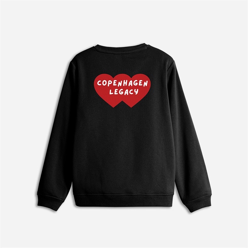 Copenhagen Legacy Kids Crew Sweatshirt Black - Image 2