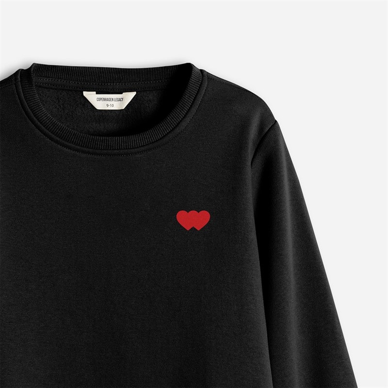Copenhagen Legacy Kids Crew Sweatshirt Black - Image 3