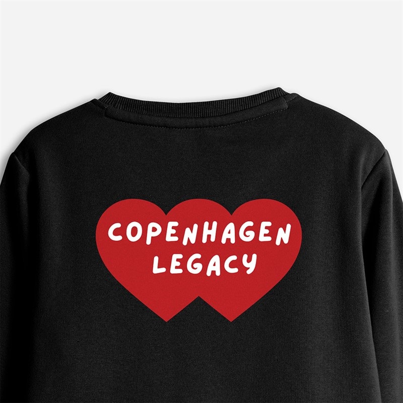 Copenhagen Legacy Kids Crew Sweatshirt Black - Image 4