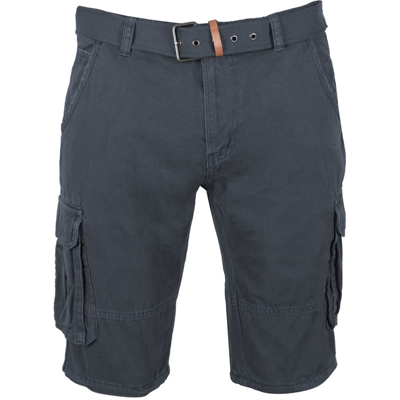 Indicode Mens Inmonroe Cargo Shorts Navy - Image 1