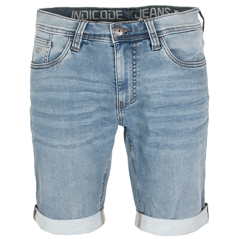 Indicode Mens Indelmare Denim Shorts Blue 1108 - Image 1