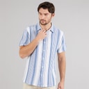 Indicode Mens Inrafko Short Sleeve Shirt Surf