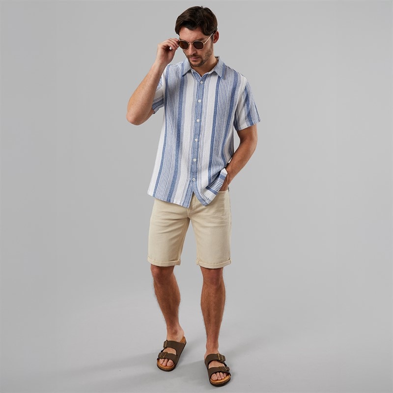 Indicode Mens Inrafko Short Sleeve Shirt Surf - Image 4