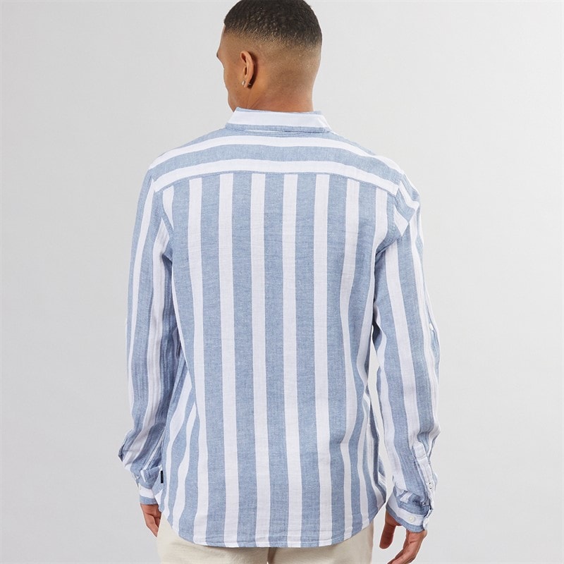 Indicode Mens Indonuld Long Sleeve Shirt Copen Blue - Image 2