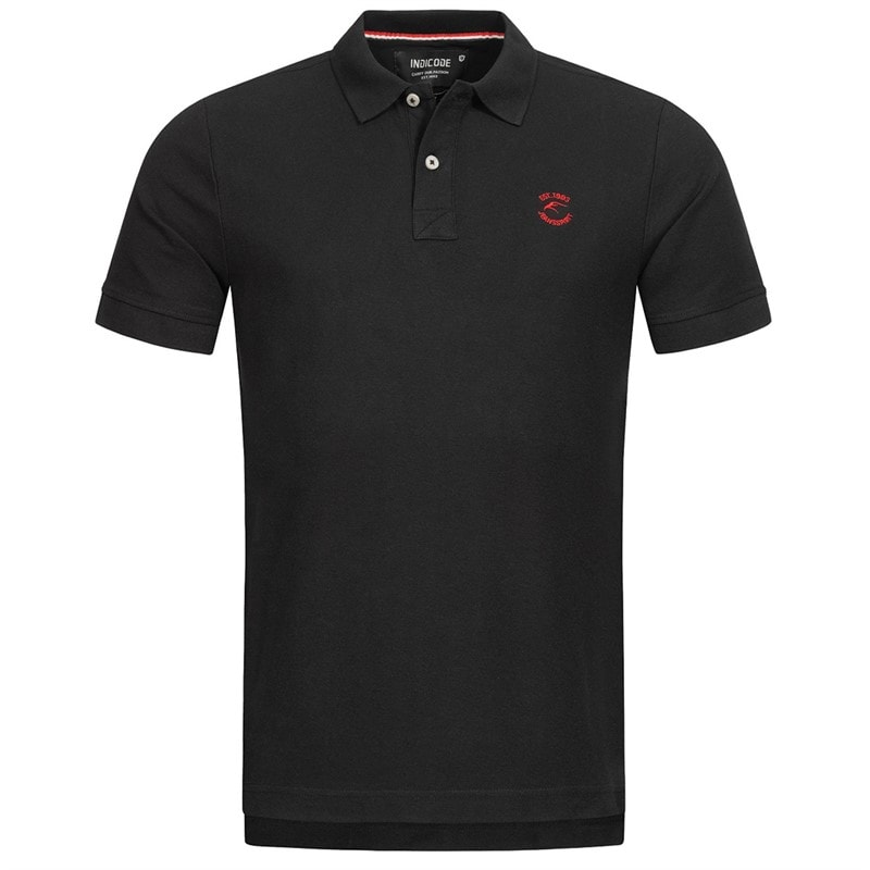 Indicode Mens Inwadim Polo Shirt Black - Image 1