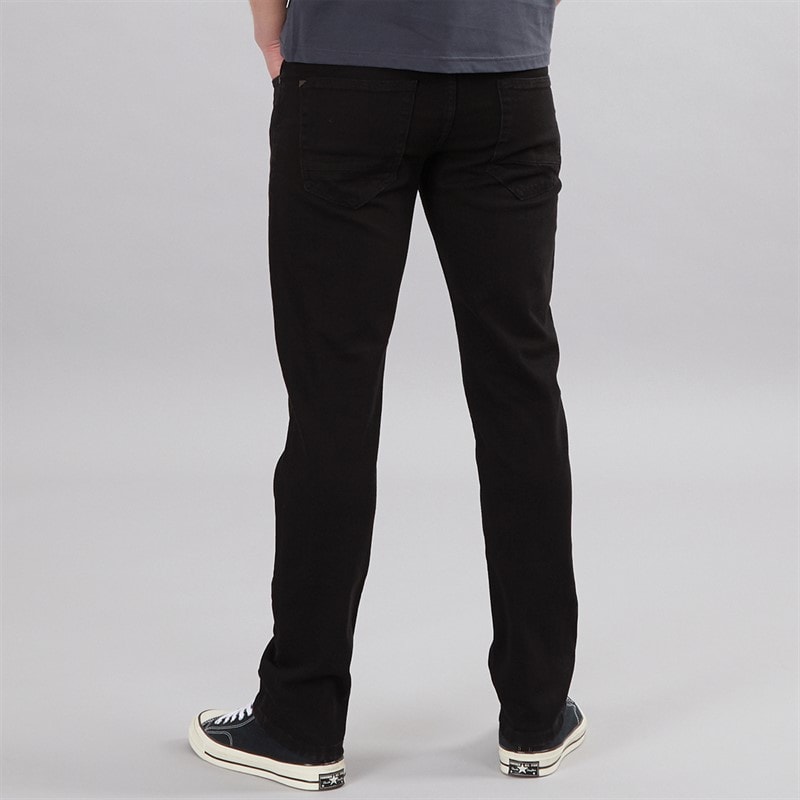 Indicode Mens Tony Regular Fit Jeans Ultra Black - Image 2