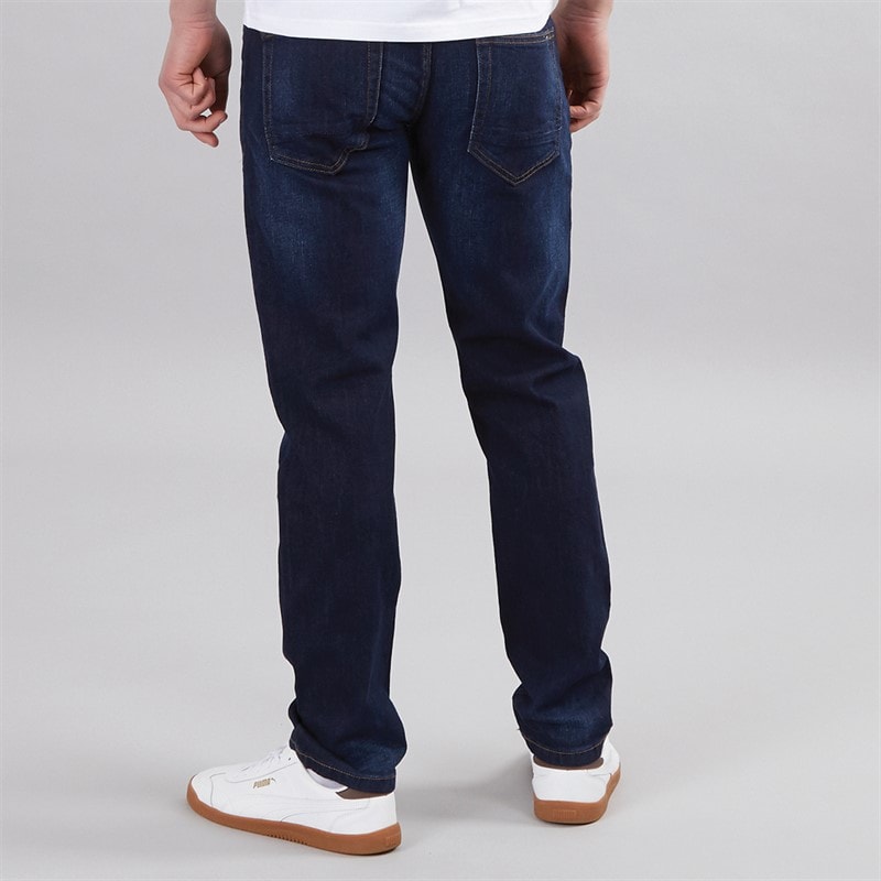 Indicode Mens Tony Regular Fit Jeans Dark Blue - Image 2