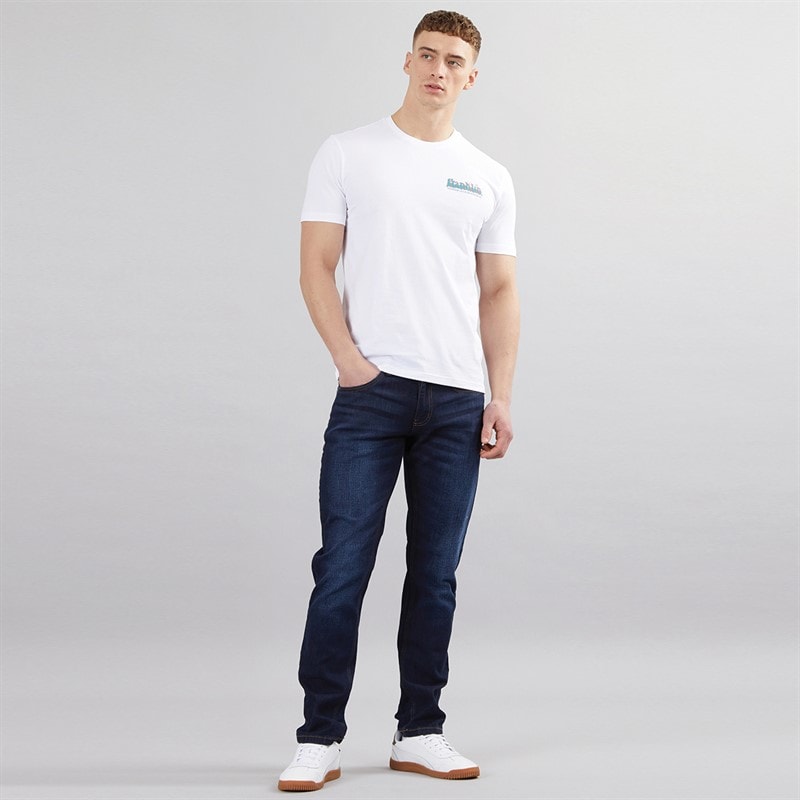 Indicode Mens Tony Regular Fit Jeans Dark Blue - Image 3
