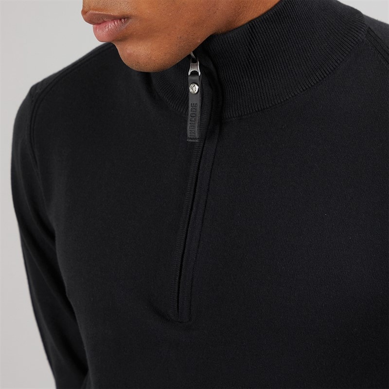 Indicode Mens Ancona Jumper Black - Image 3