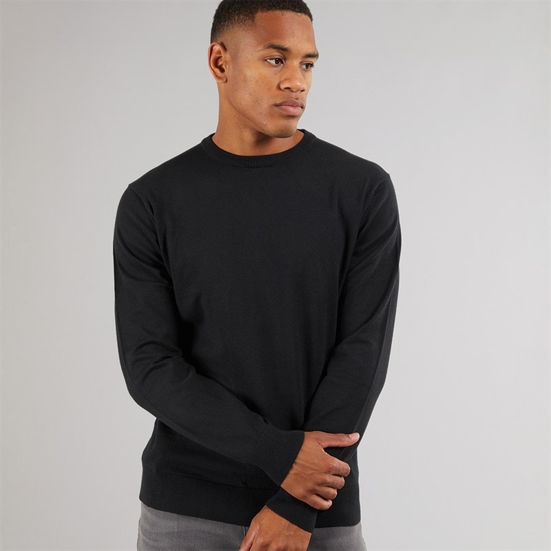 Indicode Mens Townsend Jumper Black - Image 1