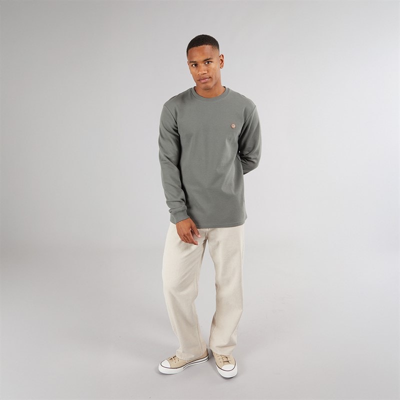 Indicode Mens Salupe Sweatshirt Castor Gray - Image 4