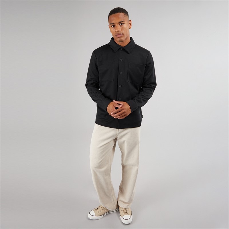Indicode Mens Yuno Overshirt Black - Image 3