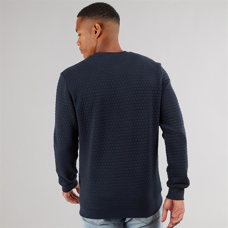 Indicode Mens Dash Sweatshirt Navy - Image 2