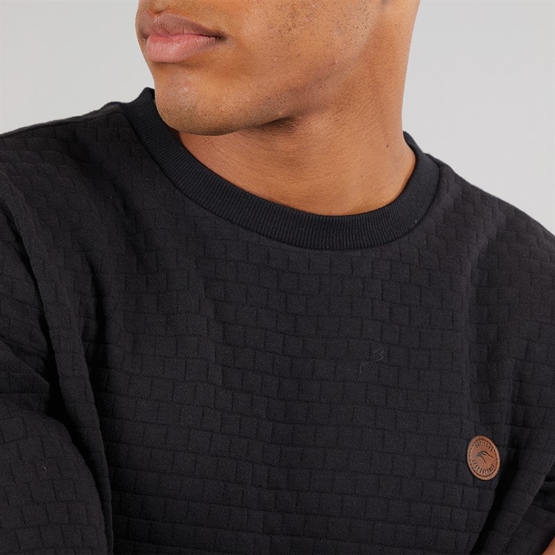 Indicode Mens Dash Sweatshirt Black - Image 3
