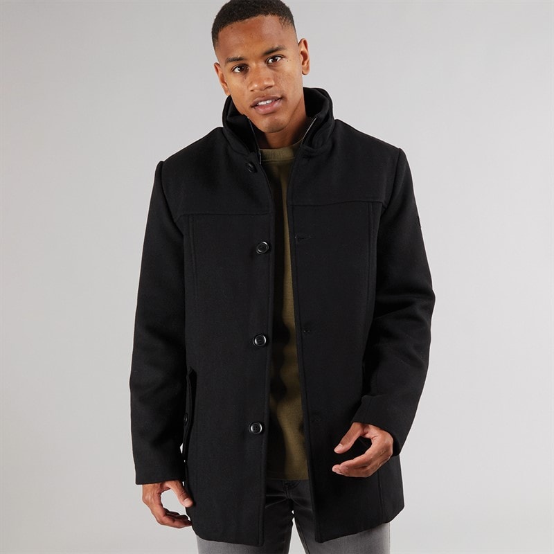 Indicode Mens Lunik Coat Black