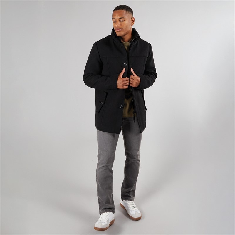 Indicode Mens Lunik Coat Black - Image 4